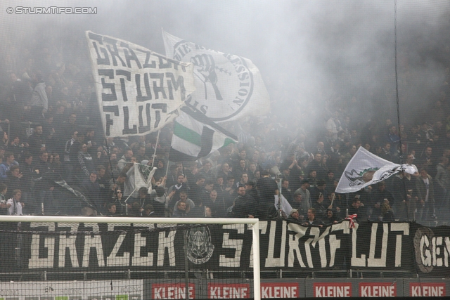 Sturm Graz - Wacker Innsbruck
Oesterreichische Fussball Bundesliga, 28. Runde, SK Sturm Graz -  FC Wacker Innsbruck, Stadion Liebenau Graz, 22.03.2014. 

Foto zeigt Fans von Sturm
