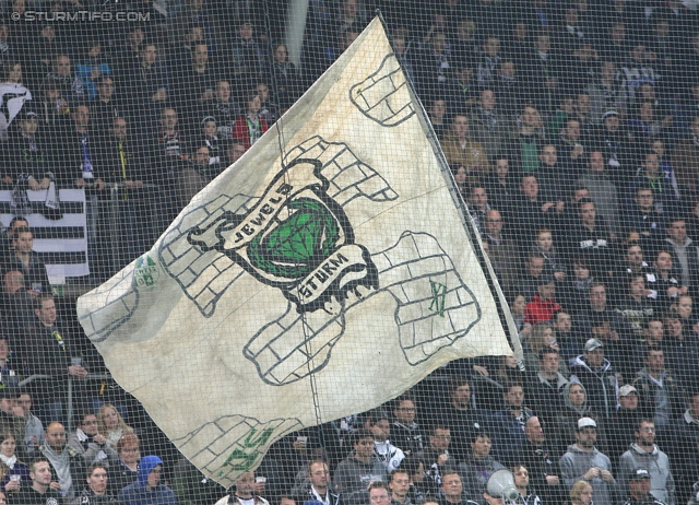 Sturm Graz - Wacker Innsbruck
Oesterreichische Fussball Bundesliga, 28. Runde, SK Sturm Graz -  FC Wacker Innsbruck, Stadion Liebenau Graz, 22.03.2014. 

Foto zeigt Fans von Sturm
