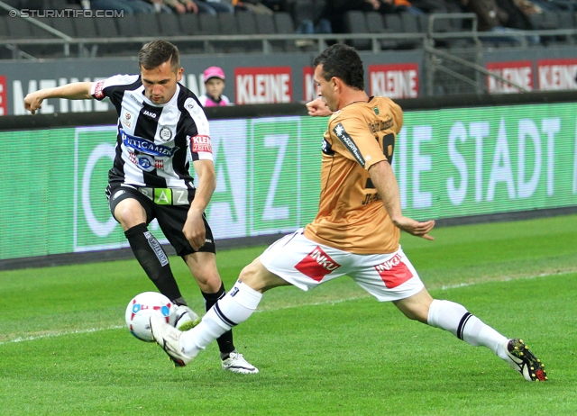 Sturm Graz - Wacker Innsbruck
Oesterreichische Fussball Bundesliga, 28. Runde, SK Sturm Graz -  FC Wacker Innsbruck, Stadion Liebenau Graz, 22.03.2014. 

Foto zeigt Anel Hadzic (Sturm)
