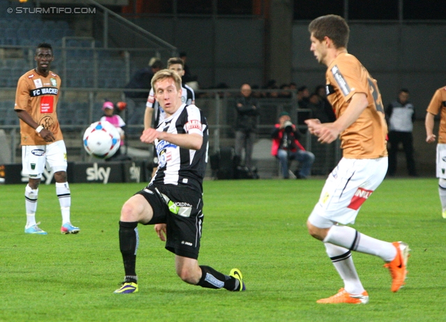 Sturm Graz - Wacker Innsbruck
Oesterreichische Fussball Bundesliga, 28. Runde, SK Sturm Graz -  FC Wacker Innsbruck, Stadion Liebenau Graz, 22.03.2014. 

Foto zeigt Robert Beric (Sturm)
