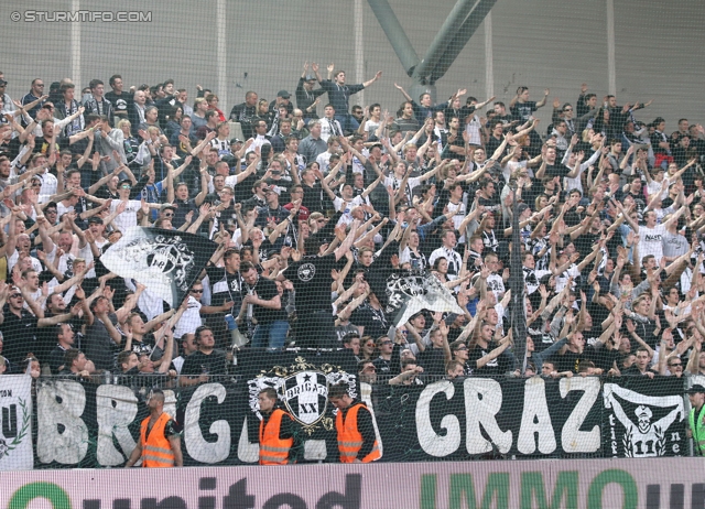 Rapid Wien - Sturm Graz
Oesterreichische Fussball Bundesliga, 30. Runde, SK Rapid Wien - SK Sturm Graz, Gerhard Hanappi Stadion Wien, 29.03.2014. 

Foto zeigt 
