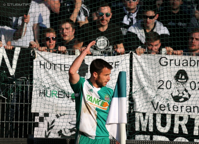 Rapid Wien - Sturm Graz
Oesterreichische Fussball Bundesliga, 30. Runde, SK Rapid Wien - SK Sturm Graz, Gerhard Hanappi Stadion Wien, 29.03.2014. 

Foto zeigt Steffen Hofmann (Rapid)
