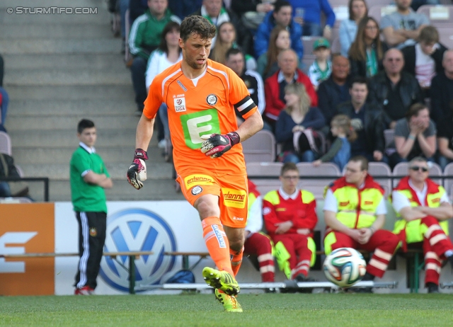 Rapid Wien - Sturm Graz
Oesterreichische Fussball Bundesliga, 30. Runde, SK Rapid Wien - SK Sturm Graz, Gerhard Hanappi Stadion Wien, 29.03.2014. 

Foto zeigt Christian Gratzei (Sturm)
