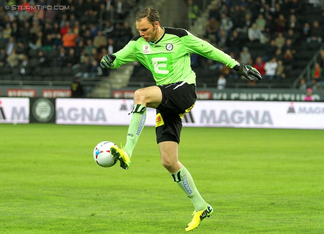 Sturm Graz - Admira Wacker
Oesterreichische Fussball Bundesliga, 31. Runde, SK Sturm Graz -  FC Admira Wacker Moedling, Stadion Liebenau Graz, 05.04.2014. 

Foto zeigt Benedikt Pliquett (Sturm)
