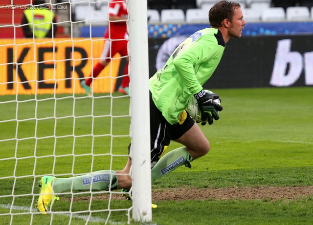 Admira Wacker - Sturm Graz
OEFB Cup, Viertelfinale, FC Admira Wacker Moedling - SK Sturm Graz, Stadion Suedstadt Maria Enzersdorf, 08.04.2014. 

Foto zeigt Benedikt Pliquett (Sturm)
