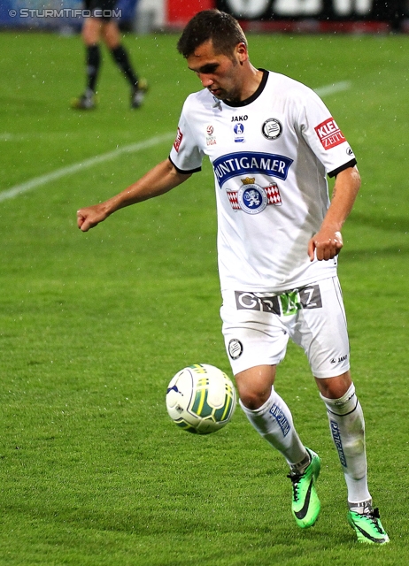 Admira Wacker - Sturm Graz
OEFB Cup, Viertelfinale, FC Admira Wacker Moedling - SK Sturm Graz, Stadion Suedstadt Maria Enzersdorf, 08.04.2014. 

Foto zeigt Anel Hadzic (Sturm)
