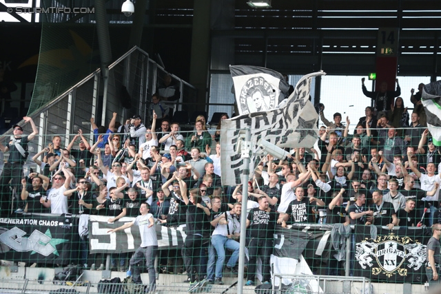 Salzburg - Sturm Graz
Oesterreichische Fussball Bundesliga, 32. Runde, FC RB Salzburg - SK Sturm Graz, Stadion Wals-Siezenheim, 12.04.2014. 

Foto zeigt Fans von Sturm
