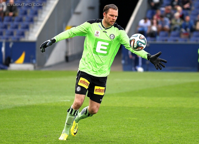 Salzburg - Sturm Graz
Oesterreichische Fussball Bundesliga, 32. Runde, FC RB Salzburg - SK Sturm Graz, Stadion Wals-Siezenheim, 12.04.2014. 

Foto zeigt Benedikt Pliquett (Sturm)
