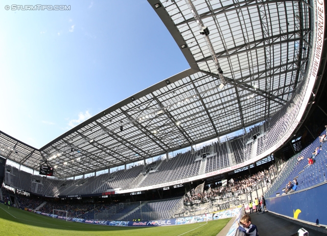 Salzburg - Sturm Graz
Oesterreichische Fussball Bundesliga, 32. Runde, FC RB Salzburg - SK Sturm Graz, Stadion Wals-Siezenheim, 12.04.2014. 

Foto zeigt eine Innenansicht im Stadion Wals-Siezenheim
