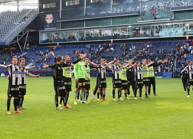 Salzburg - Sturm Graz
Oesterreichische Fussball Bundesliga, 32. Runde, FC RB Salzburg - SK Sturm Graz, Stadion Wals-Siezenheim, 12.04.2014. 

Foto zeigt die Mannschaft von Sturm
