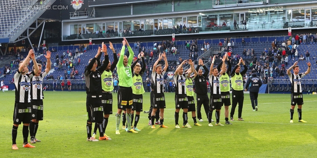 Salzburg - Sturm Graz
Oesterreichische Fussball Bundesliga, 32. Runde, FC RB Salzburg - SK Sturm Graz, Stadion Wals-Siezenheim, 12.04.2014. 

Foto zeigt die Mannschaft von Sturm
