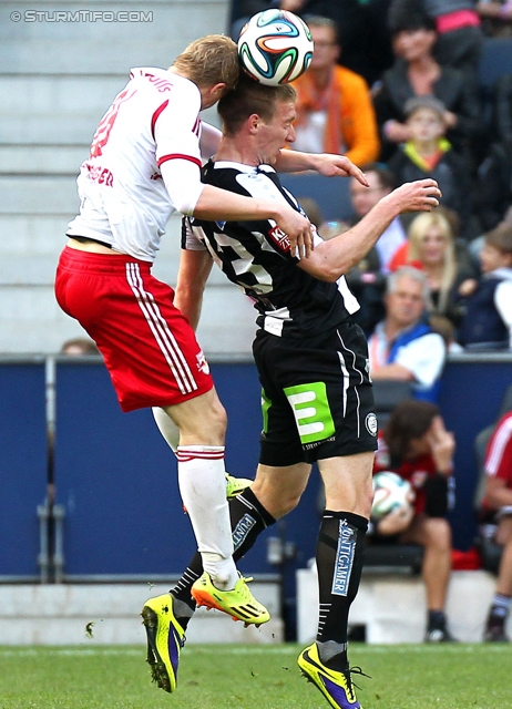 Salzburg - Sturm Graz
Oesterreichische Fussball Bundesliga, 32. Runde, FC RB Salzburg - SK Sturm Graz, Stadion Wals-Siezenheim, 12.04.2014. 

Foto zeigt Robert Beric (Sturm)
