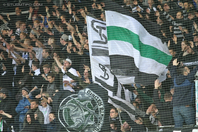 Sturm Graz - Ried
Oesterreichische Fussball Bundesliga, 33. Runde, SK Sturm Graz -  SV Ried, Stadion Liebenau Graz, 19.04.2014. 

Foto zeigt Fans von Sturm
