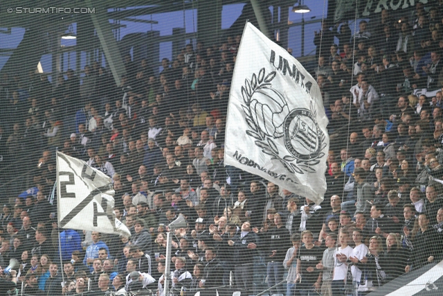 Sturm Graz - Ried
Oesterreichische Fussball Bundesliga, 33. Runde, SK Sturm Graz -  SV Ried, Stadion Liebenau Graz, 19.04.2014. 

Foto zeigt Fans von Sturm
