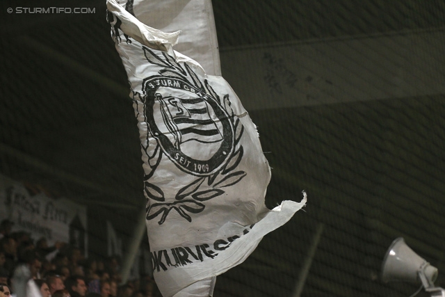 Sturm Graz - Ried
Oesterreichische Fussball Bundesliga, 33. Runde, SK Sturm Graz -  SV Ried, Stadion Liebenau Graz, 19.04.2014. 

Foto zeigt Fans von Sturm
