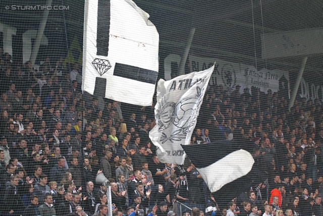 Sturm Graz - Ried
Oesterreichische Fussball Bundesliga, 33. Runde, SK Sturm Graz -  SV Ried, Stadion Liebenau Graz, 19.04.2014. 

Foto zeigt Fans von Sturm
