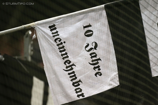 Sturm Graz - Ried
Oesterreichische Fussball Bundesliga, 33. Runde, SK Sturm Graz -  SV Ried, Stadion Liebenau Graz, 19.04.2014. 

Foto zeigt Fans von Sturm
