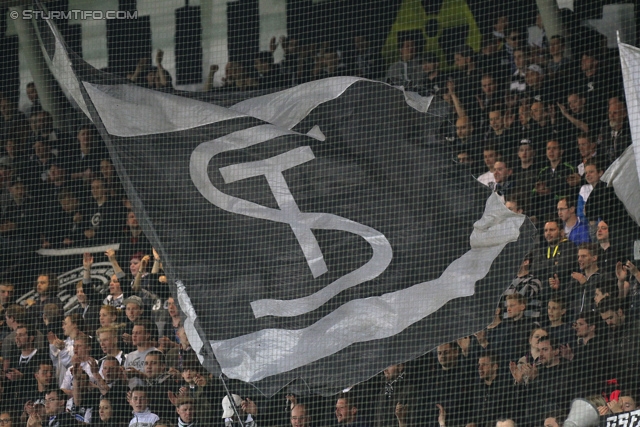 Sturm Graz - Ried
Oesterreichische Fussball Bundesliga, 33. Runde, SK Sturm Graz -  SV Ried, Stadion Liebenau Graz, 19.04.2014. 

Foto zeigt Fans von Sturm
