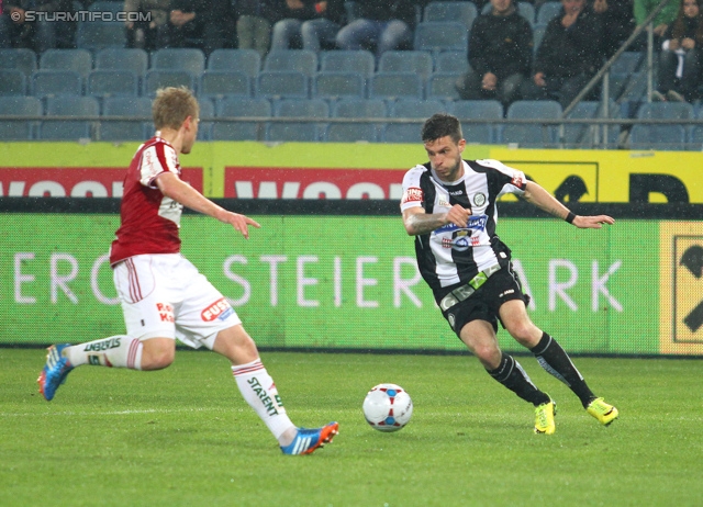 Sturm Graz - Ried
Oesterreichische Fussball Bundesliga, 33. Runde, SK Sturm Graz -  SV Ried, Stadion Liebenau Graz, 19.04.2014. 

Foto zeigt Marco Djuricin (Sturm)
