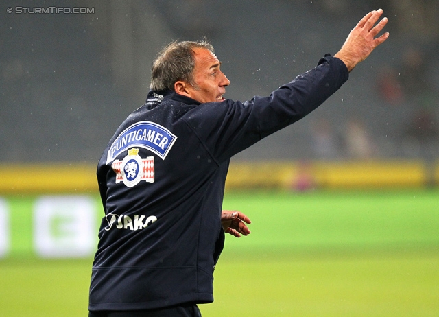 Sturm Graz - Ried
Oesterreichische Fussball Bundesliga, 33. Runde, SK Sturm Graz -  SV Ried, Stadion Liebenau Graz, 19.04.2014. 

Foto zeigt Darko Milanic (Cheftrainer Sturm)
