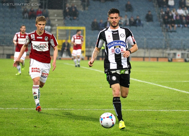 Sturm Graz - Ried
Oesterreichische Fussball Bundesliga, 33. Runde, SK Sturm Graz -  SV Ried, Stadion Liebenau Graz, 19.04.2014. 

Foto zeigt Marco Djuricin (Sturm)
