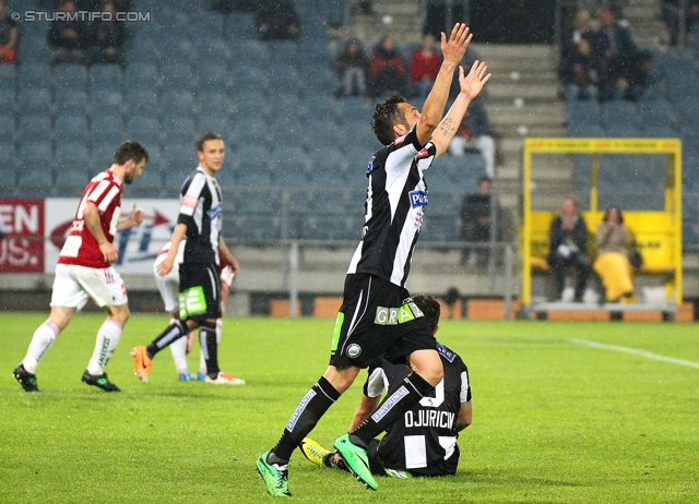 Sturm Graz - Ried
Oesterreichische Fussball Bundesliga, 33. Runde, SK Sturm Graz -  SV Ried, Stadion Liebenau Graz, 19.04.2014. 

Foto zeigt Anel Hadzic (Sturm)
