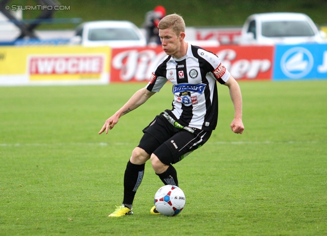 Wolfsberg - Sturm Graz
Oesterreichische Fussball Bundesliga, 34. Runde, Wolfsberger AC - SK Sturm Graz, Lavanttal Arena Wolfsberg, 27.04.2014. 

Foto zeigt Florian Kainz (Sturm)
