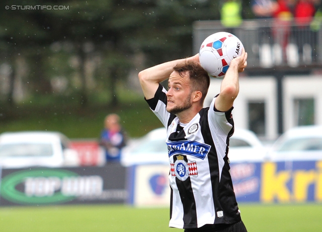 Wolfsberg - Sturm Graz
Oesterreichische Fussball Bundesliga, 34. Runde, Wolfsberger AC - SK Sturm Graz, Lavanttal Arena Wolfsberg, 27.04.2014. 

Foto zeigt Christian Klem (Sturm)
