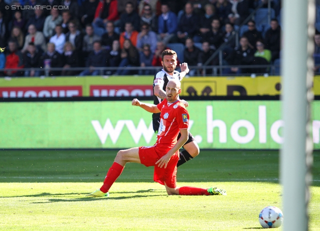 Sturm Graz - Wiener Neustadt
Oesterreichische Fussball Bundesliga, 35. Runde, SK Sturm Graz - SC Wiener Neustadt, Stadion Liebenau Graz, 04.05.2014. 

Foto zeigt Marco Djuricin (Sturm)
