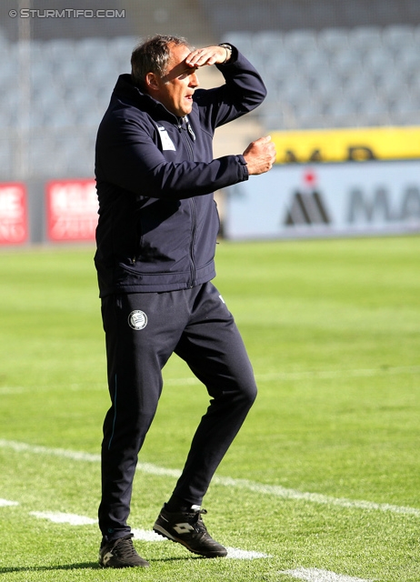 Sturm Graz - Wiener Neustadt
Oesterreichische Fussball Bundesliga, 35. Runde, SK Sturm Graz - SC Wiener Neustadt, Stadion Liebenau Graz, 04.05.2014. 

Foto zeigt Darko Milanic (Cheftrainer Sturm)
