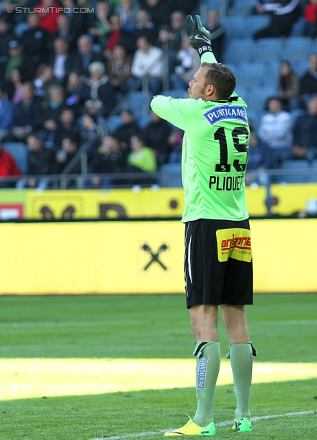 Sturm Graz - Wiener Neustadt
Oesterreichische Fussball Bundesliga, 35. Runde, SK Sturm Graz - SC Wiener Neustadt, Stadion Liebenau Graz, 04.05.2014. 

Foto zeigt Benedikt Pliquett (Sturm)
