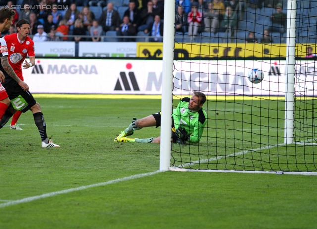 Sturm Graz - Wiener Neustadt
Oesterreichische Fussball Bundesliga, 35. Runde, SK Sturm Graz - SC Wiener Neustadt, Stadion Liebenau Graz, 04.05.2014. 

Foto zeigt Benedikt Pliquett (Sturm)
