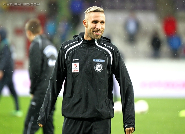 Austria Wien - Sturm Graz
Oesterreichische Fussball Bundesliga, 36. Runde, FK Austria Wien - SK Sturm Graz, Franz-Horr-Stadion Wien, 11.05.2014. 

Foto zeigt Patrick Wolf (Sturm)
