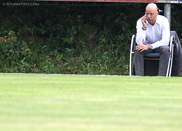 Sturm Graz - Inter Baku
Testspiel,  SK Sturm Graz - FK Inter Baku, Waldstadion Dietersdorf, 19.07.2014. 

Foto zeigt Gerhard Goldbrich (General Manager Sturm)
