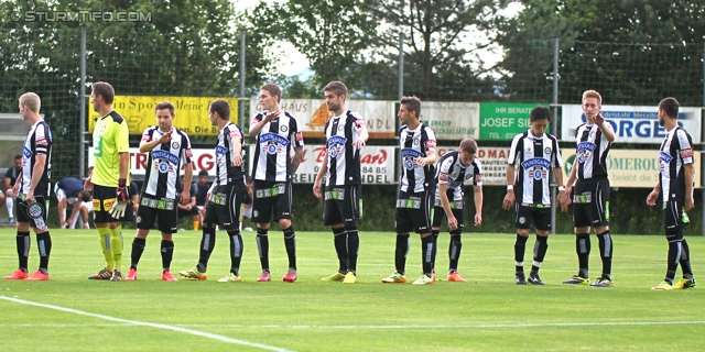 Sturm Graz - Inter Baku
Testspiel,  SK Sturm Graz - FK Inter Baku, Waldstadion Dietersdorf, 19.07.2014. 

Foto zeigt die Mannschaft von Sturm
