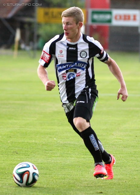 Sturm Graz - Inter Baku
Testspiel,  SK Sturm Graz - FK Inter Baku, Waldstadion Dietersdorf, 19.07.2014. 

Foto zeigt Florian Kainz (Sturm)
