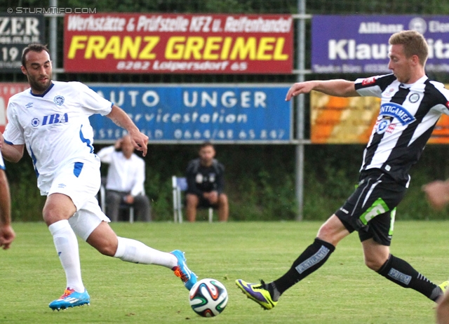 Sturm Graz - Inter Baku
Testspiel,  SK Sturm Graz - FK Inter Baku, Waldstadion Dietersdorf, 19.07.2014. 

Foto zeigt Robert Beric (Sturm)
