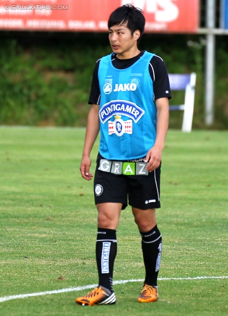 Sturm Graz - Inter Baku
Testspiel,  SK Sturm Graz - FK Inter Baku, Waldstadion Dietersdorf, 19.07.2014. 

Foto zeigt Kato Kohei (Sturm)
