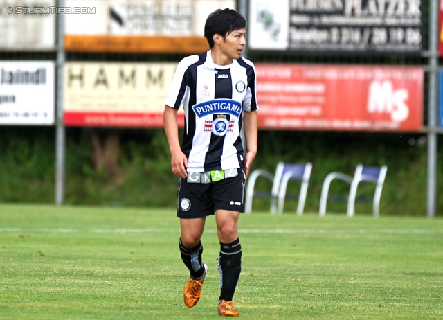 Sturm Graz - Inter Baku
Testspiel,  SK Sturm Graz - FK Inter Baku, Waldstadion Dietersdorf, 19.07.2014. 

Foto zeigt Kato Kohei (Sturm)
