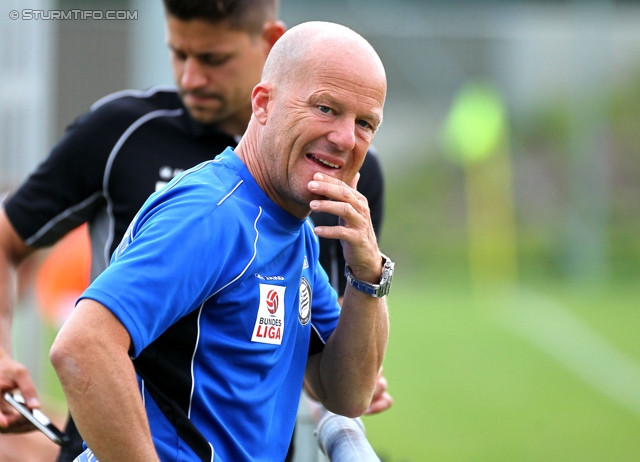 Sturm Graz - Kapfenberg
Testspiel,  SK Sturm Graz - Kapfenberger SV, Arena Krottendorf, 23.07.2014. 

Foto zeigt Gerhard Goldbrich (General Manager Sturm)
Schlüsselwörter: nachdenklich