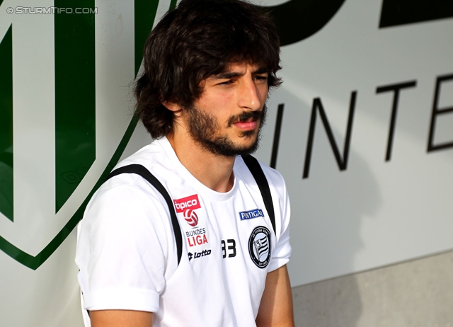 Sturm Graz - Maccabi Tel Aviv
Testspiel,  SK Sturm Graz - Maccabi Tel Aviv, Solarstadion Gleisdorf, 04.07.2014. 

Foto zeigt Naim Sharifi (Sturm)
