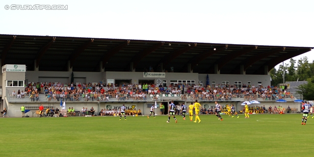 Sturm Graz - Maccabi Tel Aviv
Testspiel,  SK Sturm Graz - Maccabi Tel Aviv, Solarstadion Gleisdorf, 04.07.2014. 

Foto zeigt eine Innenansicht im Solarstadion Gleisdorf
