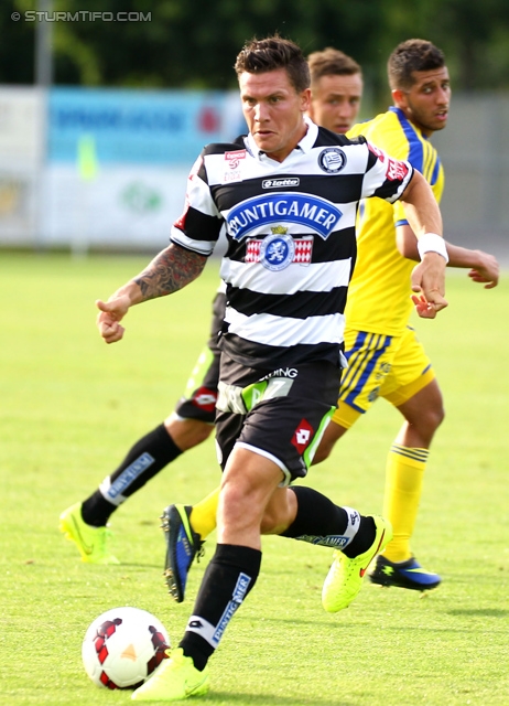 Sturm Graz - Maccabi Tel Aviv
Testspiel,  SK Sturm Graz - Maccabi Tel Aviv, Solarstadion Gleisdorf, 04.07.2014. 

Foto zeigt Marko Stankovic (Sturm)
