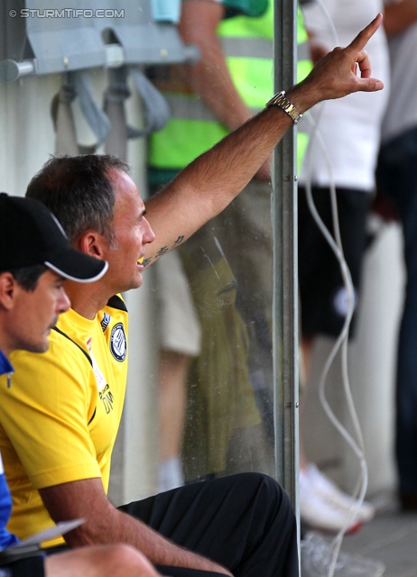 Sturm Graz - Maccabi Tel Aviv
Testspiel,  SK Sturm Graz - Maccabi Tel Aviv, Solarstadion Gleisdorf, 04.07.2014. 

Foto zeigt Darko Milanic (Cheftrainer Sturm)
