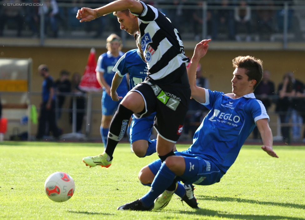 Schwaz - Sturm Graz
OEFB Cup, 1. Runde, SC Schwaz - SK Sturm Graz, Silberstadtarena Schwaz, 11.07.2014. 

Foto zeigt Daniel Offenbacher (Sturm)
