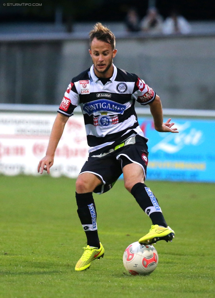 Schwaz - Sturm Graz
OEFB Cup, 1. Runde, SC Schwaz - SK Sturm Graz, Silberstadtarena Schwaz, 11.07.2014. 

Foto zeigt Christian Klem (Sturm)
