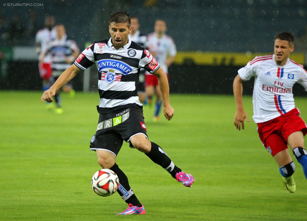 Sturm Graz - Hamburger SV
Testspiel,  SK Sturm Graz - Hamburger SV, Stadion Liebenau Graz, 30.07.2014. 

Foto zeigt Aleksandar Todorovski (Sturm)
