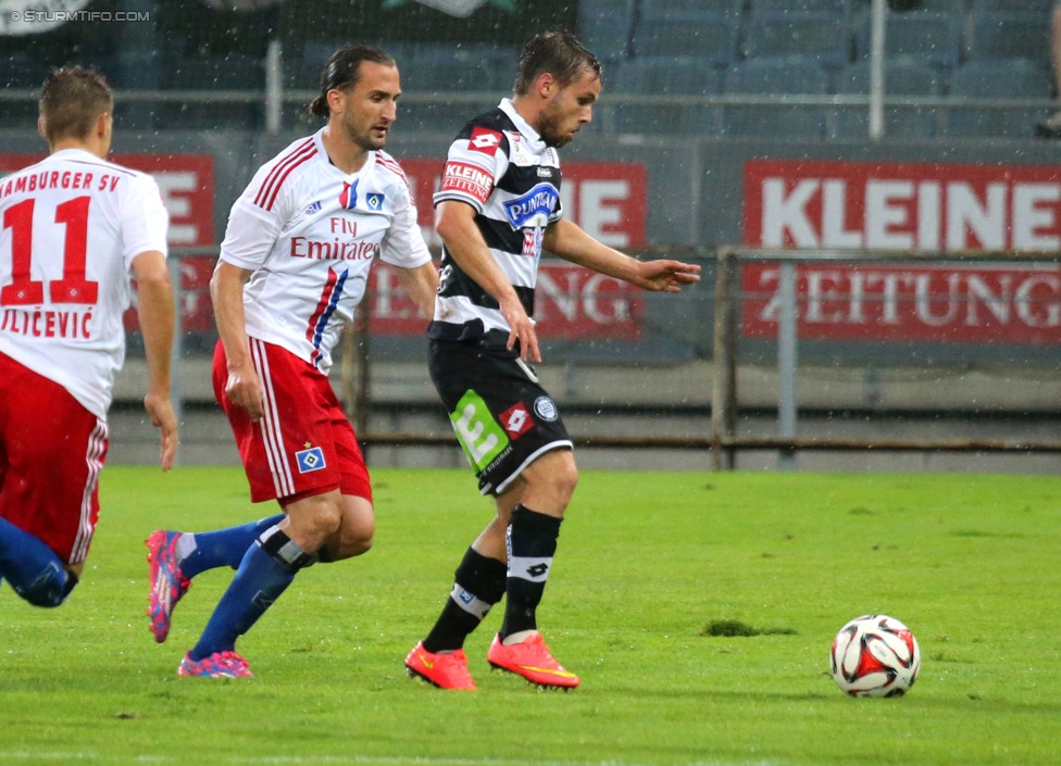 Sturm Graz - Hamburger SV
Testspiel,  SK Sturm Graz - Hamburger SV, Stadion Liebenau Graz, 30.07.2014. 

Foto zeigt David Schloffer (Sturm)
