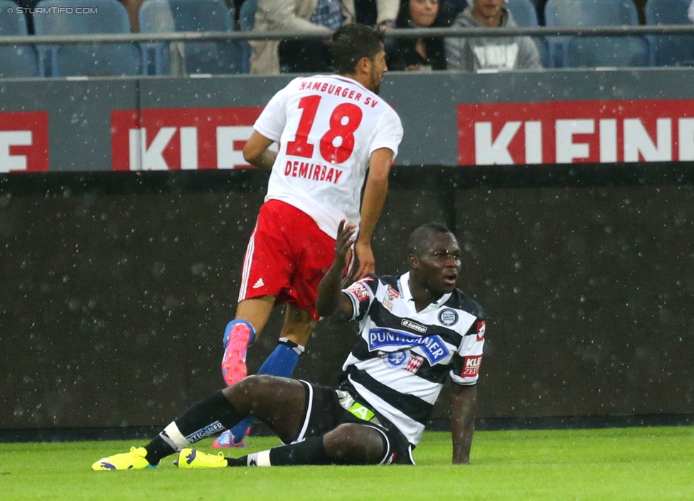 Sturm Graz - Hamburger SV
Testspiel,  SK Sturm Graz - Hamburger SV, Stadion Liebenau Graz, 30.07.2014. 

Foto zeigt Kerem Demirbay (Hamburg) und Emmanuel Frimpong (Sturm)
