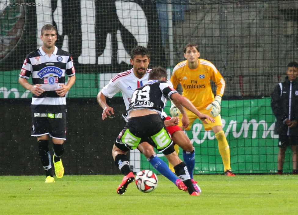 Sturm Graz - Hamburger SV
Testspiel,  SK Sturm Graz - Hamburger SV, Stadion Liebenau Graz, 30.07.2014. 

Foto zeigt David Schloffer (Sturm)
